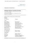 Wellington Regional Leadership Committee Order Paper - Tuesday 7 March 2023 preview