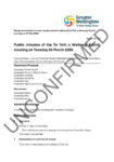 Unconfirmed Public minutes of the Te Tiriti o Waitangi Komiti meeting on Tuesday 24 March 2026 preview