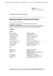 Wellington Regional Leadership Committee 17 March 2026 Order Paper preview