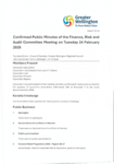 Confirmed Public minutes of the FRAC meeting on Tuesday 24 February 2026 preview